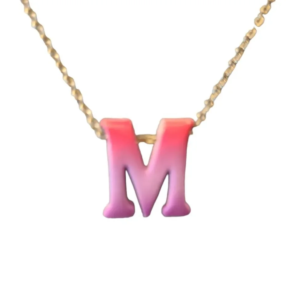 Vintage Necklace Monogram 1/2